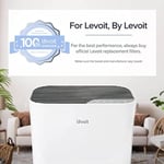 LEVOIT Vital100 Hava Temizleyici Değiştirme, Gerçek HEPA Yüksek Verimli Aktif Karbon Filtre, Vital 100-RF, 2'li Paket, Beyaz