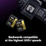 Lexar 256GB Profesyonel 2000x SDXC Hafıza Kartı, UHS-II, C10, U3, V90, Full-HD ve 8K Video, 300MB/s'ye Kadar Okuma, DSLR, Sinema Kalitesinde Video  - Seçenekler: 256GB, 128GB, 10'lu Paket, Tek Kişilik