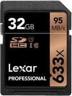 Lexar 32GB 633X Professional SDHC UHS-1 (Class 10) U1 - Seçenekler: 32 GB, 64 GB, 128GB