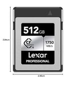 Lexar 512Gb Professional Cfexpress Type B Card Sılver Series