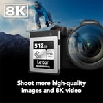 Lexar 512Gb Professional Cfexpress Type B Card Sılver Series