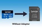 Lexar 633x 64 GB Micro SD Kart, microSDXC UHS-I Kart W/O SD Adaptör, microSD Hafıza Kartı, 100MB/s Okumaya kadar, A1, Class 10, U3, V30 (LMS0633064G-BNNAA)