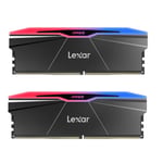 Lexar ARES Gen2 RGB DDR5 RAM 48GB Kit (2x24GB) 7600MHz, 288-Pin UDIMM Masaüstü Bellek, Intel XMP 3.0 için PC Oyun Belleği, SK hynix tarafından desteklenen DRAM, CL38-48-48-121/1.35V