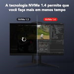 Lexar Disque SSD NM610 Pro 500Go - NVMe M.2 Tip 2280