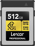 Lexar Gold Serisi Profesyonel CFexpress 4.0 Tip-B Bellek Kartı - 512GB