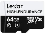 Lexar High Endurance 64gb Micro SD 100MB V30 4K Hafıza Kartı