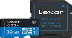 Lexar microSDHC Kart 32GB UHS-I High Performance 633x U1 100MB/s