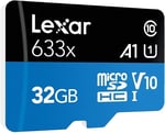 Lexar microSDHC Kart 32GB UHS-I High Performance 633x U1 100MB/s