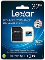 Lexar microSDHC Kart 32GB UHS-I High Performance 633x U1 100MB/s
