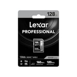 Lexar Professional 128GB 1066x SDXC UHS-I Kart, up to 160MB/s read 120MB/s write C10 V30 U3, Standart