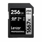 Lexar Professıonal 256 Gb 1667X Sdxc Hafıza Kartı (250Mb/S-90Mb/S)