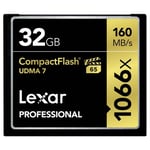 Lexar Professional 32GB 1066x Speed 160MB/s CompactFlash Bellek Kartı