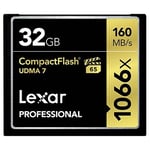Lexar Professional 32GB 1066x Speed 160MB/s CompactFlash Bellek Kartı
