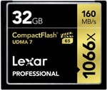 Lexar Professional 32GB 1066x Speed 160MB/s CompactFlash Bellek Kartı