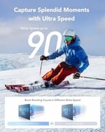 Lexar Profesyonel SILVER SD Kart 64 GB, 205 MB/s'ye Kadar Okuma, 90 MB/s Yazma, SDXC UHS-I Hafıza Kartı, Sınıf 10, U3, V30, Profesyonel Fotoğrafçılar, Videografçılar, Meraklılar için SD Kart
