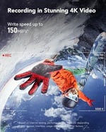 Lexar Silver Plus Micro SD Kart 256 GB, 205 MB/s'ye kadar Okuma Hızı, 150 MB/s Yazma Hızı, SD Adaptörlü Hafıza Kartı Micro SD, UHS-I, A2, U3, V30, Sınıf 10, 4K UHD microSDXC