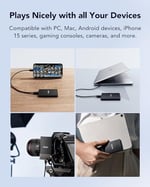 Lexar SL500 harici SSD 1 TB, USB3.2 Gen2x2 taşınabilir SSD, 2000 MB/s'ye kadar PSSD okuma, 1800 MB/s yazma, harici katı hal sürücüsü, iPhone15 Serisi/ - Seçenekler: ES3, SL500, ARMOR700, 1TB, 2TB, 4TB
