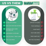 Lexen – Manuel katı meyve sıkacağı – sağlıklı içerik Juicer 1.56 kg Healthy Juicer Blanc