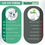 Lexen – Manuel katı meyve sıkacağı – sağlıklı içerik Juicer 1.56 kg Healthy Juicer Blanc