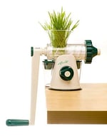 Lexen – Manuel katı meyve sıkacağı – sağlıklı içerik Juicer 1.56 kg Healthy Juicer Blanc