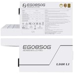 Lian Li Edge850 Beyaz 850W 80+ Gold ATX Power Supply (G9P.EG0850G.W000.EU)