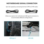 Lian Li Evrensel USB ve PWM Fan Hub, 4 USB Başlıklı Fan Kontrol Cihazı - 6 Fan Bağlantı Noktası - Manyetik Montaj - 5V/4PIN - PSU/Anakart Evrensel Kılıf Uyumluluğu - Beyaz (EG-HUB01B)