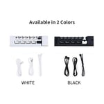 Lian Li Evrensel USB ve PWM Fan Hub, 4 USB Başlıklı Fan Kontrol Cihazı - 6 Fan Bağlantı Noktası - Manyetik Montaj - 5V/4PIN - PSU/Anakart Evrensel Kılıf Uyumluluğu - Beyaz (EG-HUB01B)