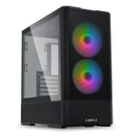 Lian Li Medium Case(2x140mm PWM ARGBfans,2x120 PWMfans) Black
