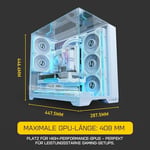 Lian Li O11 Vision Compact ATX Mid-Tower Oyun PC Kasası - Alüminyum ve Temperli Cam (Beyaz)