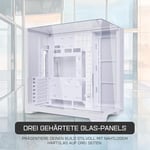 Lian Li O11 Vision Compact ATX Mid-Tower Oyun PC Kasası - Alüminyum ve Temperli Cam (Beyaz)