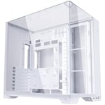 Lian Li O11 Vision Compact ATX Mid-Tower Oyun PC Kasası - Alüminyum ve Temperli Cam (Beyaz)