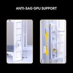 Lian Li O11 Vision Kompakt Siyah Çelik Temperli Cam ATX Orta Kule Bilgisayar Kasası-Geri Bağlantı Desteği-O11VPX - Seçenekler: O11 Vision Compact Siyah, O11 Vision Compact Beyaz