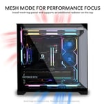 Lian Li O11 Vision Kompakt Siyah Çelik Temperli Cam ATX Orta Kule Bilgisayar Kasası-Geri Bağlantı Desteği-O11VPX - Seçenekler: O11 Vision Compact Siyah, O11 Vision Compact Beyaz