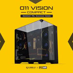 Lian Li O11 Vision Kompakt Siyah Çelik Temperli Cam ATX Orta Kule Bilgisayar Kasası-Geri Bağlantı Desteği-O11VPX - Seçenekler: O11 Vision Compact Siyah, O11 Vision Compact Beyaz
