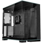 Lian Li O11D EVO RGB Oyun Bilgisayarı Kasası ATX Siyah - RGB Aydınlatmalı Midi Tower PC Kasası, 455 mm'ye Kadar Ekran Kartları, 420 mm'ye kadar Radyatör, Siyah PC Case Çelik, Alüminyum,