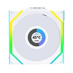 Lian Li UNI FAN REVERSE SL WIRELESS LCD 3x120mm Beyaz Kasa Fanı (G99.12RSLLCD1W3W.00)
