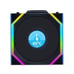 Lian Li UNI FAN REVERSE SL WIRELESS LCD 3x120mm RGB Kablosuz Kasa Fanı Siyah