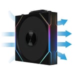Lian Li UNI FAN TL WIRELESS 3x120mm Siyah Kasa Fanı (G99.12TL1W3B.00)