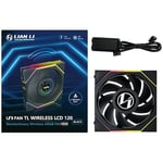 Lian Li UNI FAN TL WIRELESS LCD 1x120mm Siyah Kasa Fanı (G99.12TLLCD1W1B.00)