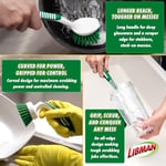 Libman Mutfak fırçalama fırçası seti, ev kullanımı için temizleme fırçaları, bulaşık fırçası, mutfak fırçaları, bulaşık fırçası, fırçalama fırçası, uzun saplı fırçalama fırçası, 3 farklı fırça dahil