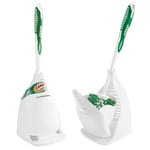 Libman Tasarım Kase Fırçası ve Rafı - Benzersiz Tasarlanmış, Kaliteli Tuvalet Temizleme Seti 2'li Paket