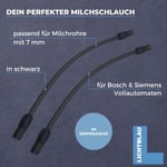 Lichtblau süt hortumu 12004554 Bosch için uygundur, Siemens tam otomatik kahve makineleri Vero Aroma 300, 500, 700, EQ6 serisi 300, 500, 700, 300, 500, 700, ürün paket miktarı: 2