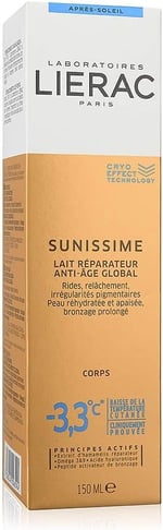 Lierac Lireac Sunissime Rehydrating Repair Milk - Bronzlaşmayı Hızlandırıcı Güneş Sonrası Bakım Sütü 150ml 1 Paket