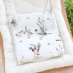 LifeTree Muslin Bebek Şezlong Kılıfı Nötr, Yenidoğan Slipcover Şezlong Kılıfı, Erkek Kız Bebek için, Yumuşak%70 Viskoz Bambu ve%30 Pamuk, Sadece Kılıf, Yeşilbaş Ördek Desenli