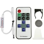 Lighting EVER Le mini 6 A uzaktan kumanda için tek renkli LED şerit, RF dimmer 12 V DC LED Lichtstreifen, kablosuz Controller için tüm kısılabilir 5050 3528 LED şeritler için