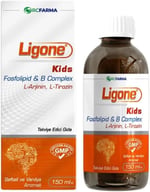 Ligone Kids Fosfolipid Complex Şurup 150 mL ŞEFTALİ-VANİLYA Renkli