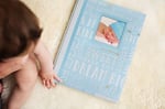 Lil Peach First 5 Years Dream Big Wordplay Bebek Hafıza Kitabı, Bebek Hatıra Günlüğü, Yeni ve Bekleyen Ebeveynler İçin Hediye, 46 Dolgu Sayfası, Mavi 1 Adet (1'li Paket)