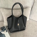 LILY Yavrulu Tote Omuz Çantası Orta Boy, Gold Tokalı Suni Deri Kadın Çantası, Modern Trend Günlük Kullanıma Uygun Tote Çanta, Makyaj Çantalı Tote Çanta, Çıkarılabilir Uzun Askılı