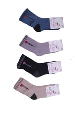 Lilyy Baby & Kids Socks Lilyy 3 Çift Havlu Soket Çorap Çok Renkli 7-8 Yaş