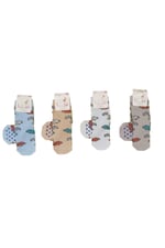 Lilyy Baby & Kids Socks Lilyy Baby & Kids Socks 12 Adet Taban Kaydırmaz Soket Çorap Çok Renkli 1-2 Yaş